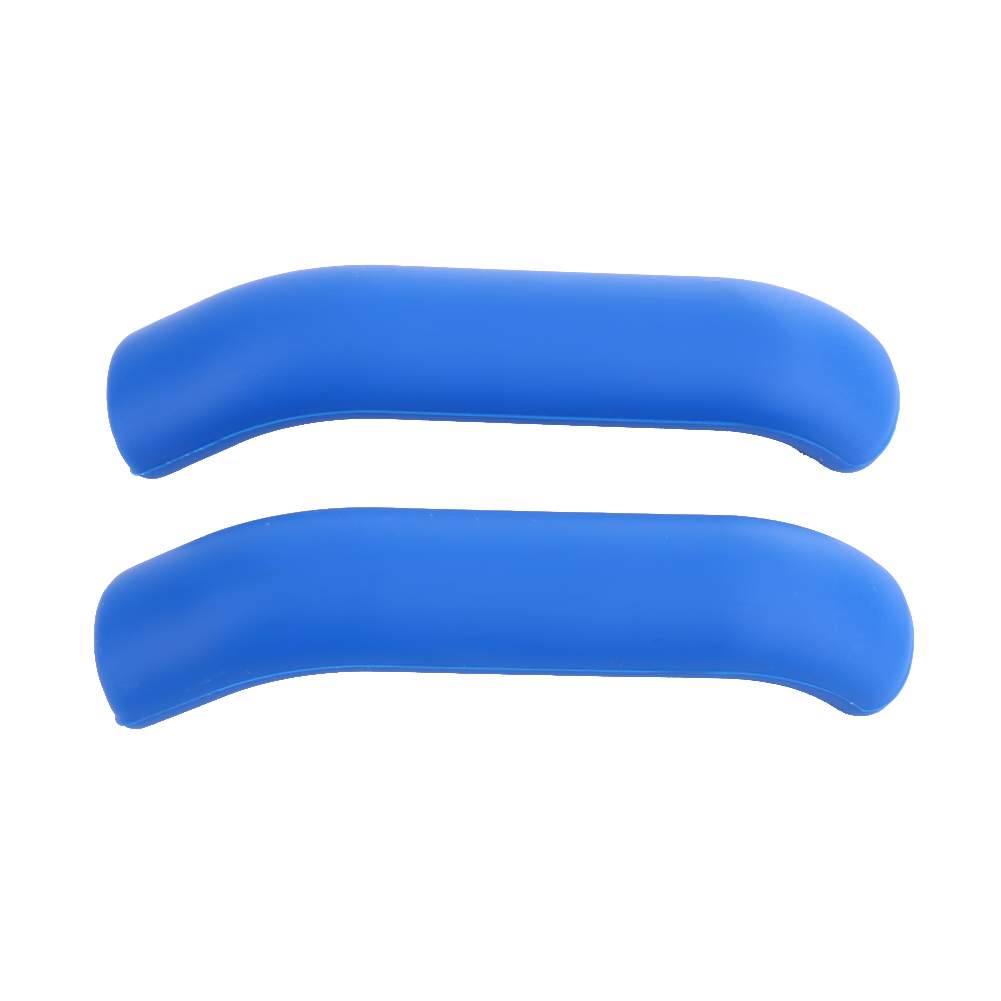 Poignée de frein en silicone pour vélo route et montagne,couverture protection de manchon, type universel, 1 pièce,: Bleu