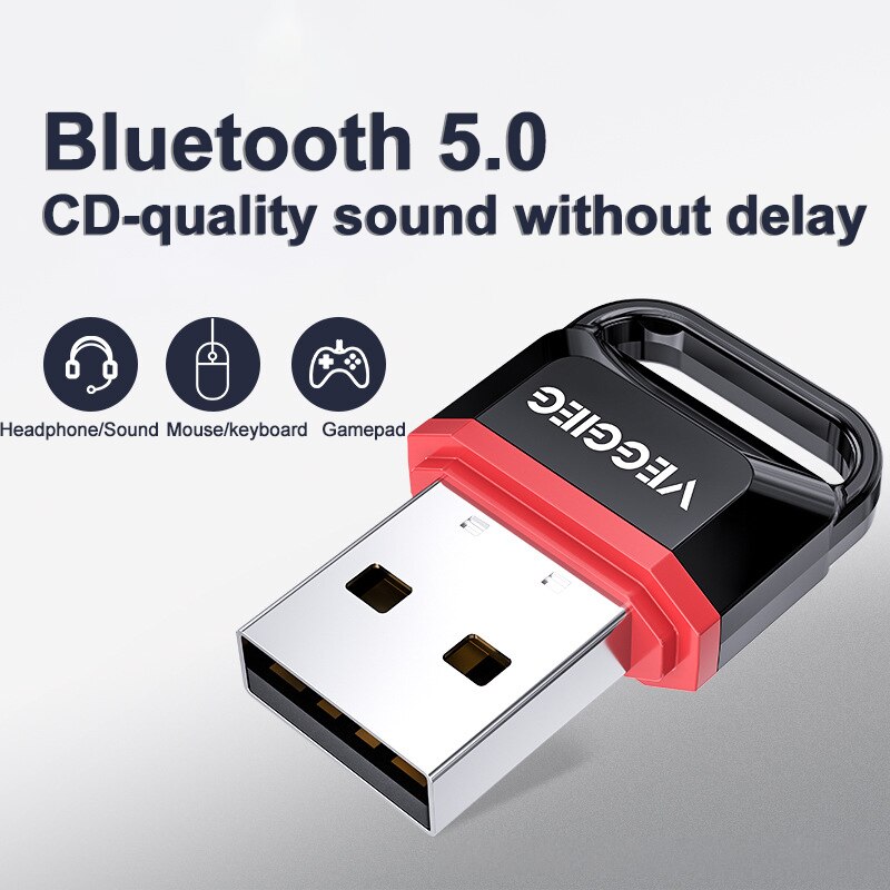 Usb bluetooth 5.0 bluetooth sovitin vastaanotin dongle tietokoneelle tietokone langaton hiiri näppäimistö musiikki vastaanotin lähetin sovitin