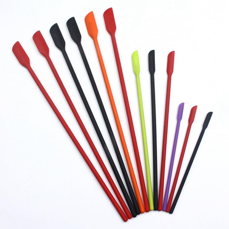 Kapmore 4Pcs Kitchen Spatula Mini Long Thin Baking Spatula Jar Scraper DIY Baking Tools Accessories Cake Tools