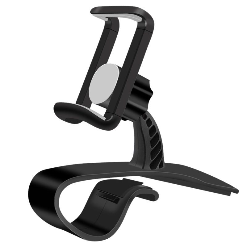 Support pour téléphone de voiture support pour téléphone portable à Rotation de 360 degrés adapté aux Smartphones de 4 à 6.5 pouces, support de montage pour tableau de bord Hud de voiture à 360 °