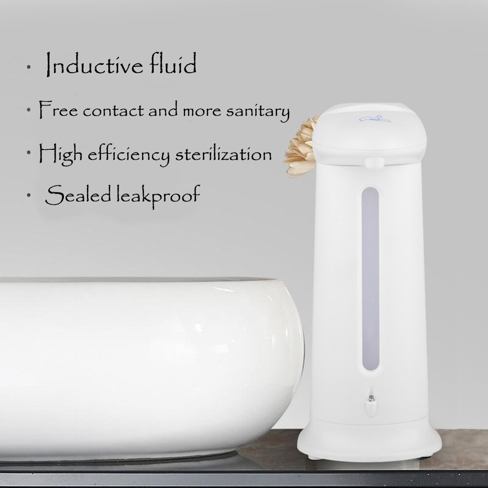 330ml Kitchen Hand Free Automatic Soap Dispenser Touchless Bathroom Dispenser Smart Sensor Liquid Soap Dispenser for Kitchen