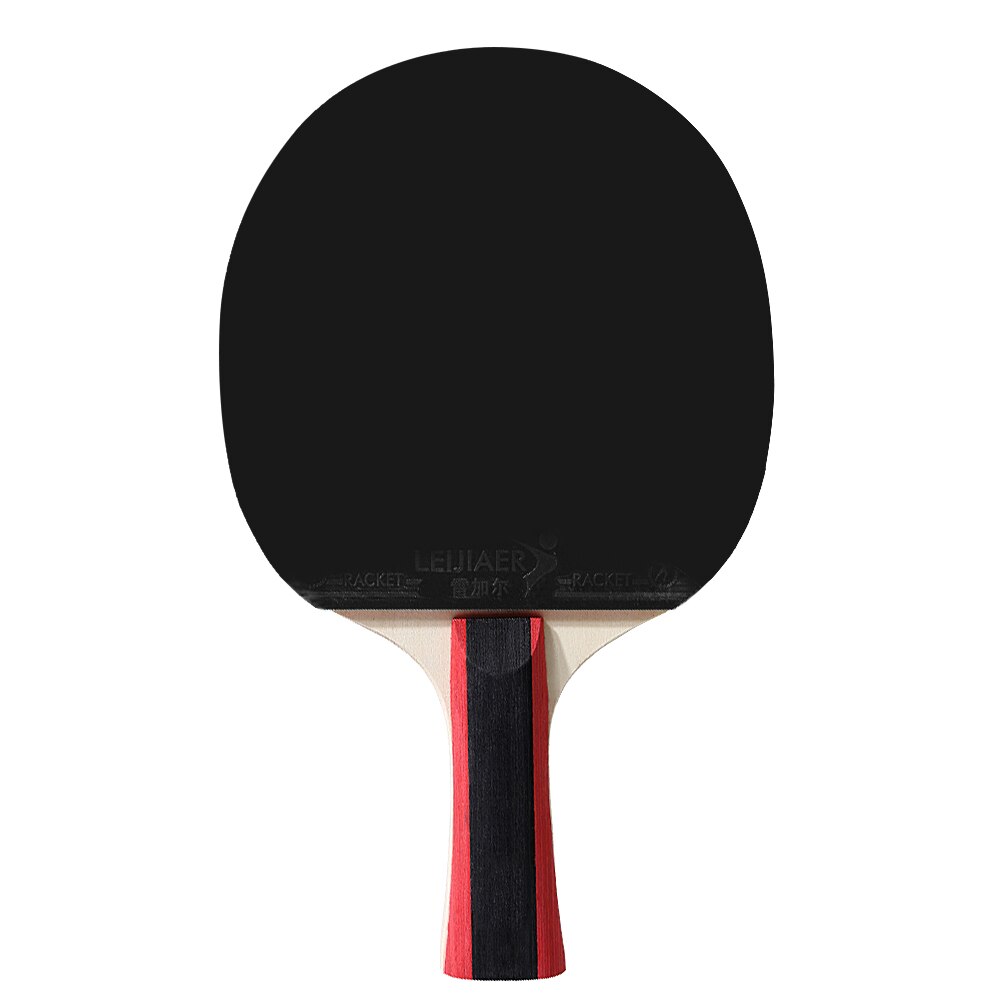 2 unids/lote raqueta de tenis de mesa, raqueta de doble cara, granos en mango largo, juego de raqueta de Ping Pong con bolsa de 3 bolas