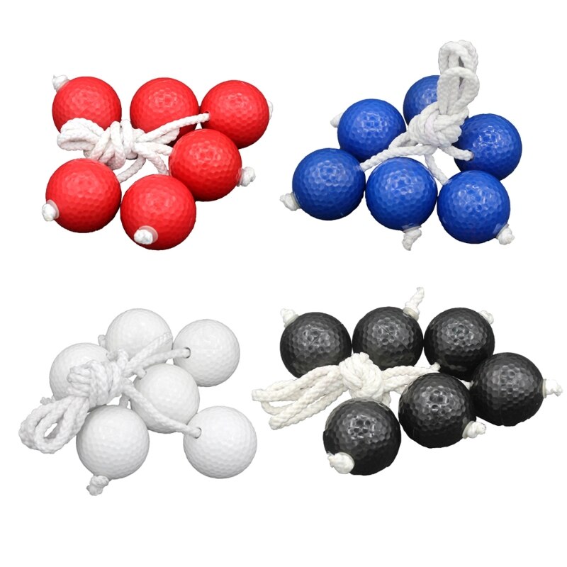 3 Paare Leiter Ball Ersatz Leiter Bälle PE Leiter Werfen einstellen Werfen Spiel Kugeln Für Werfen Ball Spiel draussen Sport