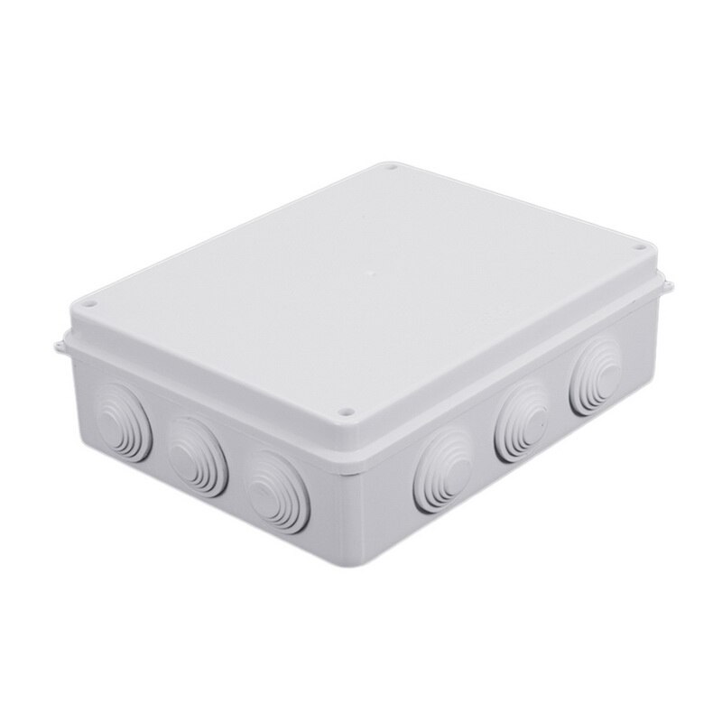 1Pcs ABS Plastic IP65 Waterproof DIY Outdoor Indoor Universal Electrical Project Enclosure Connection Cable Branch Junction Box: 300x250x120