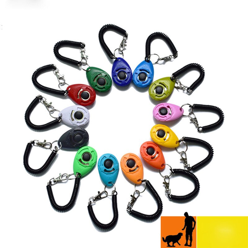 Hund klikker leker kjæledyr trening klikkere lydighet hund katt trening trener trening hjelpemidler hund rekvisita hunde treningsutstyr m