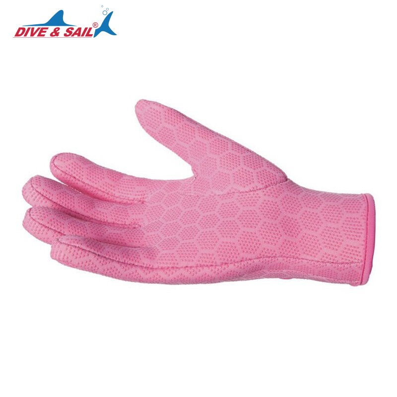 Buceo y navegación 1,5mm guantes de buceo antiarañazos de neopreno con cinta de Nylon para el invierno natación surf buceo en profundidad y superficie