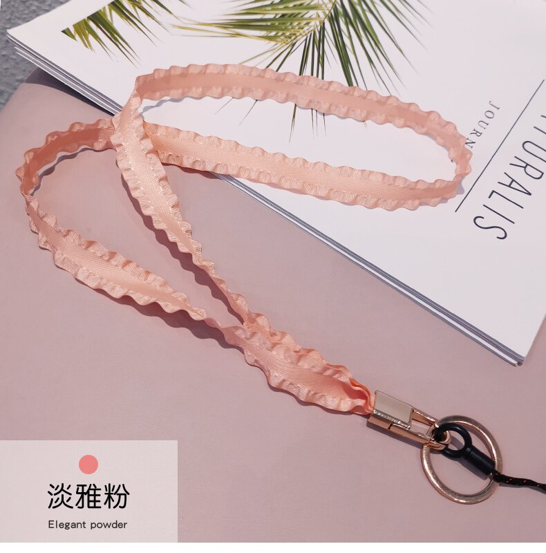 Telefoon Ketting Lanyard Is Geschikt Voor Iphone 13 Xiaomi Samsung Sleutelhanger Telefoon Lanyard Lotusblad Chain Polsband Lanyard: 02