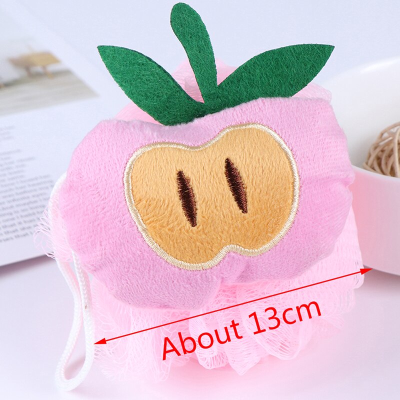 Cotton Baby Bath Brush Cartoon Soft Baby Bath Sponge Powder Puff Cute Children Newbron Infant Shower Product Rubbing Towel Balls