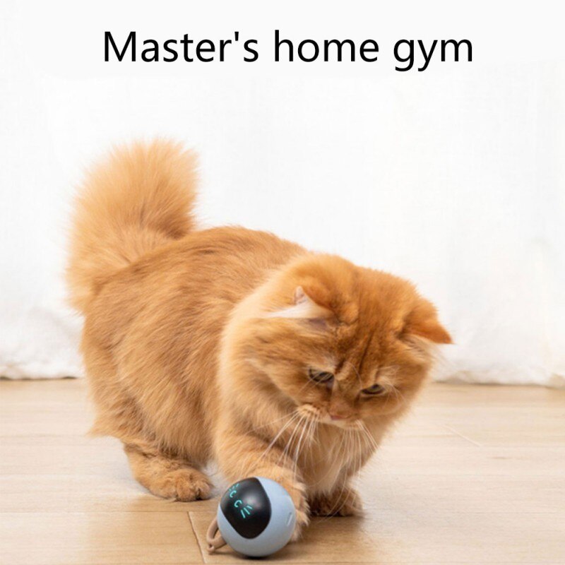 Smart Interactive Cat Toy USB Power Electric Jumping Ball Self Rotating Toys Rolling Jumping Ball For Cats Kitten Kitty 1000mAh