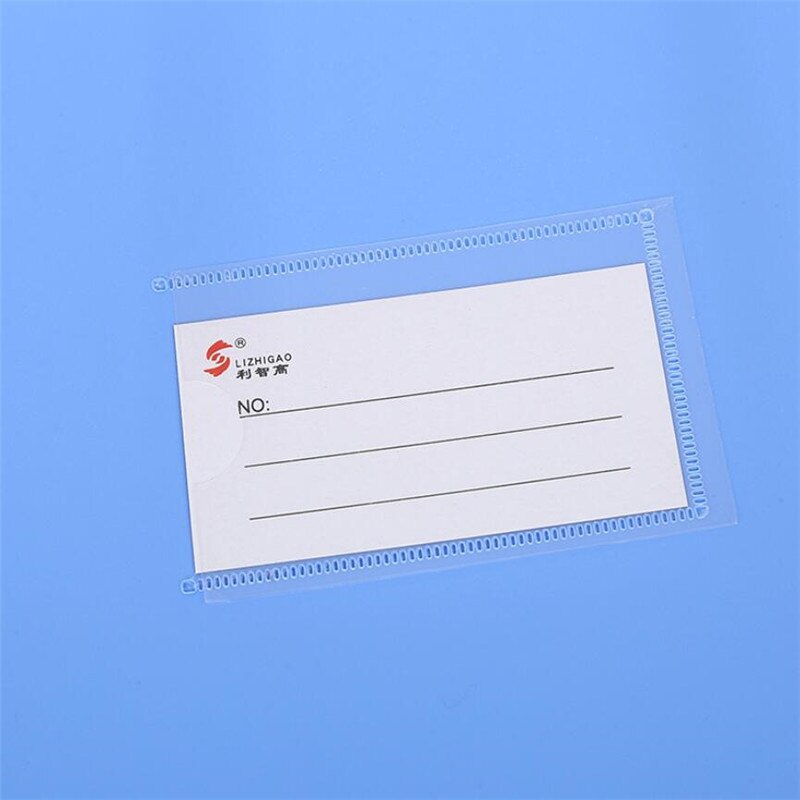 A4 Plastic Personnel Special PP File Box Back Width 2/3 Inch Information Box ertificate Invoice Data Box Office Supplies