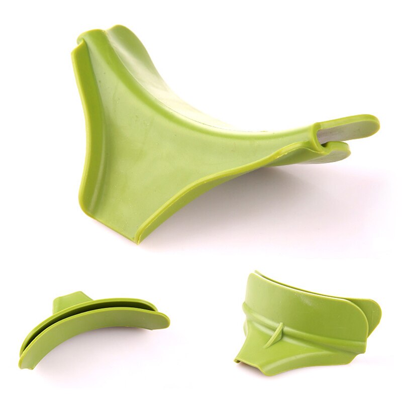 Embudo original antiderrame antideslizamiento de silicona para verter sopa y chorros para ollas, recipientes, tarros, Bar, utensilios de cocina, herramientas deflectoras
