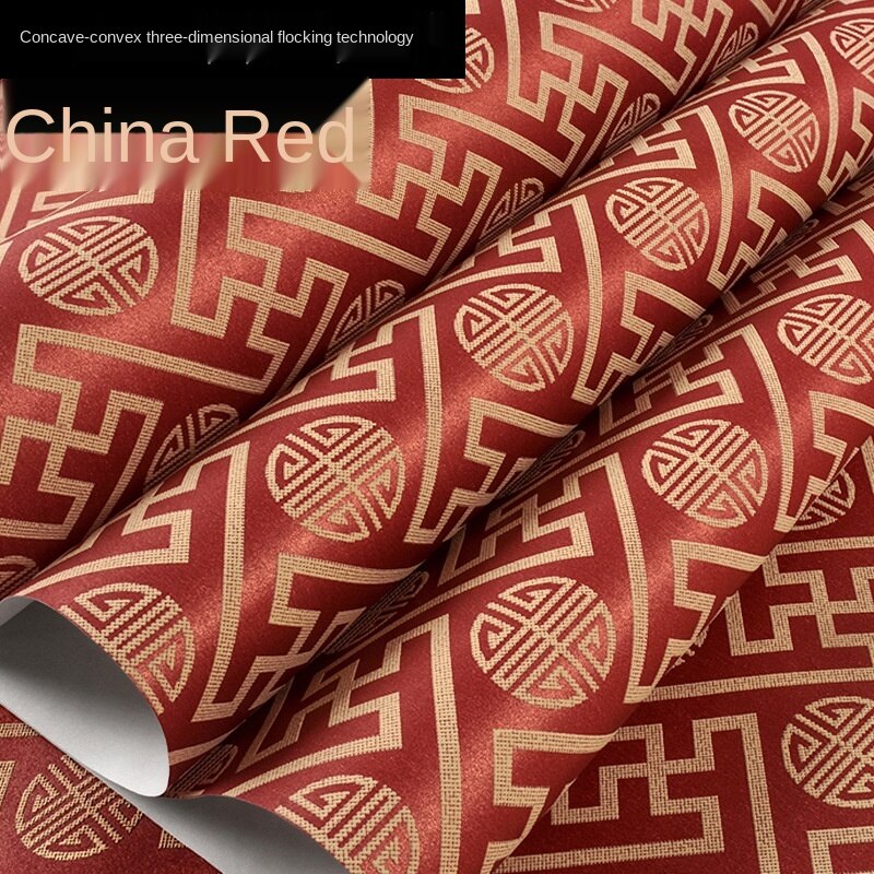 Eenvoudig modern chinees behang slaapkamer woonkamer studeerkamer echo klassiek zen chinees hotelbehang: 0.5310m
