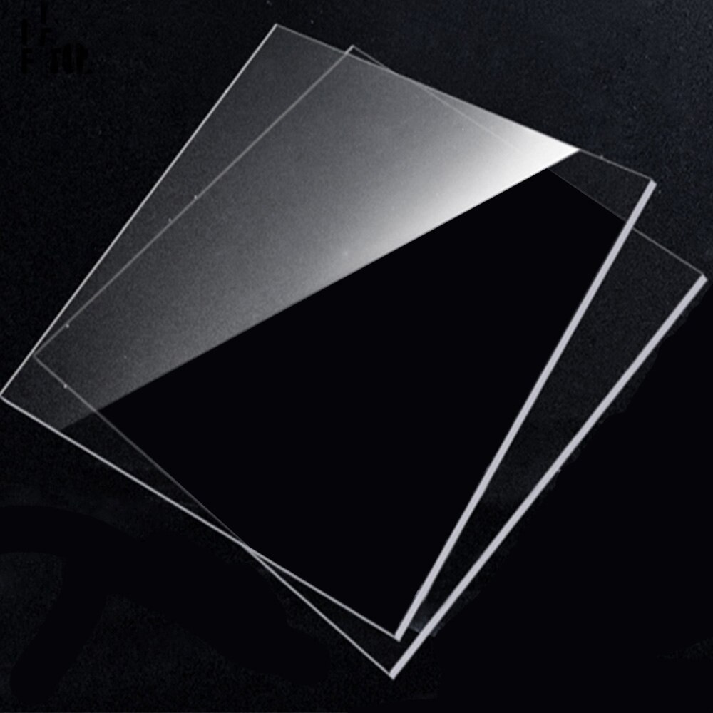 Slutare akryl plexiglas 1mm hög genomskinlig polymetylmetakrylat klar perspex ark plexiglas perspex plåt verktyg