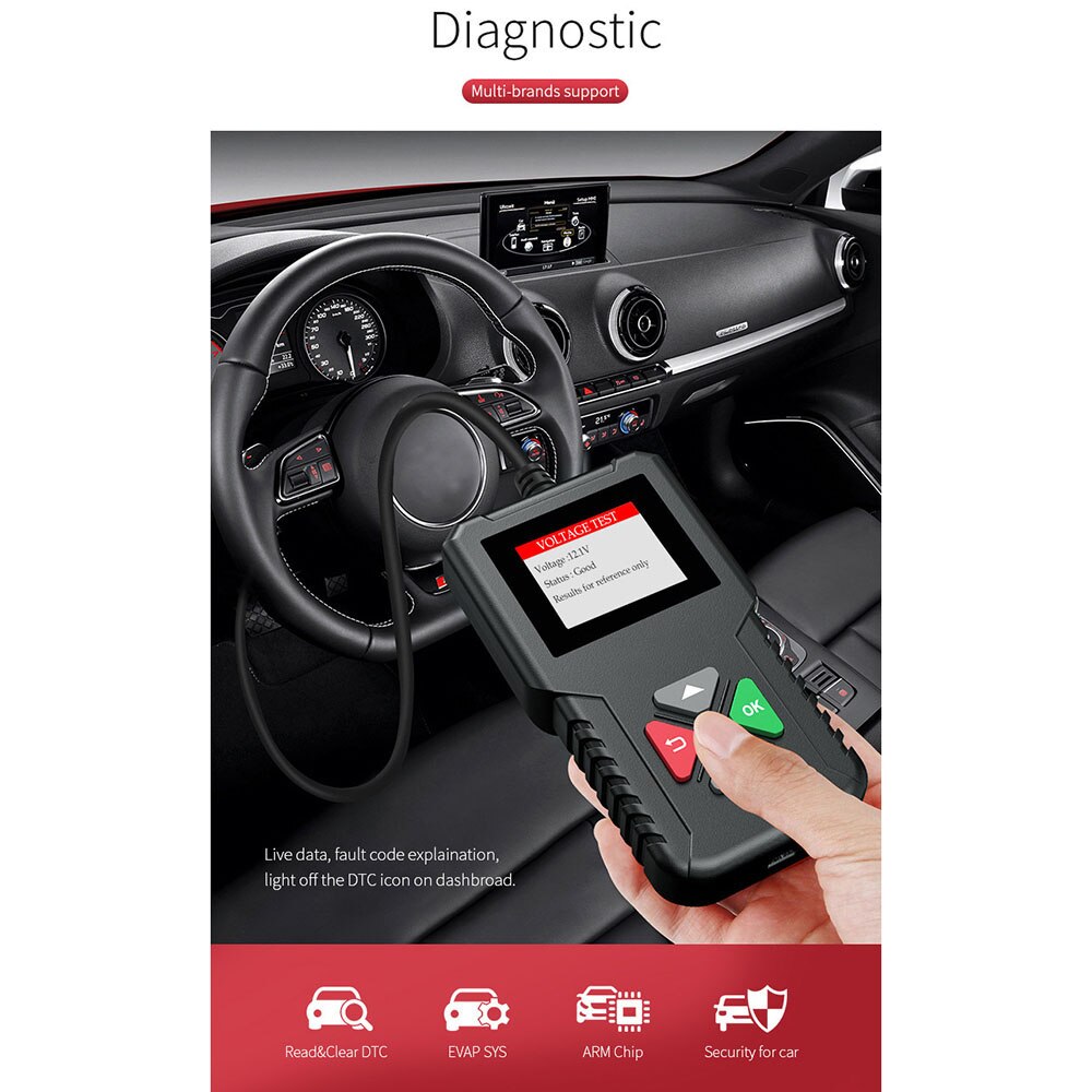 Auto Fault Detector Automotive Diagnostic Tools Fault Detector Foutdetectie Tool Auto Foutdiagnose Auto Accessoires