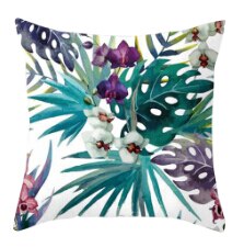 45 x 45cm växter blommigt kuddfodral tropiska löv kuddfodral kuddfodral för vardagsrum bedboom: 18