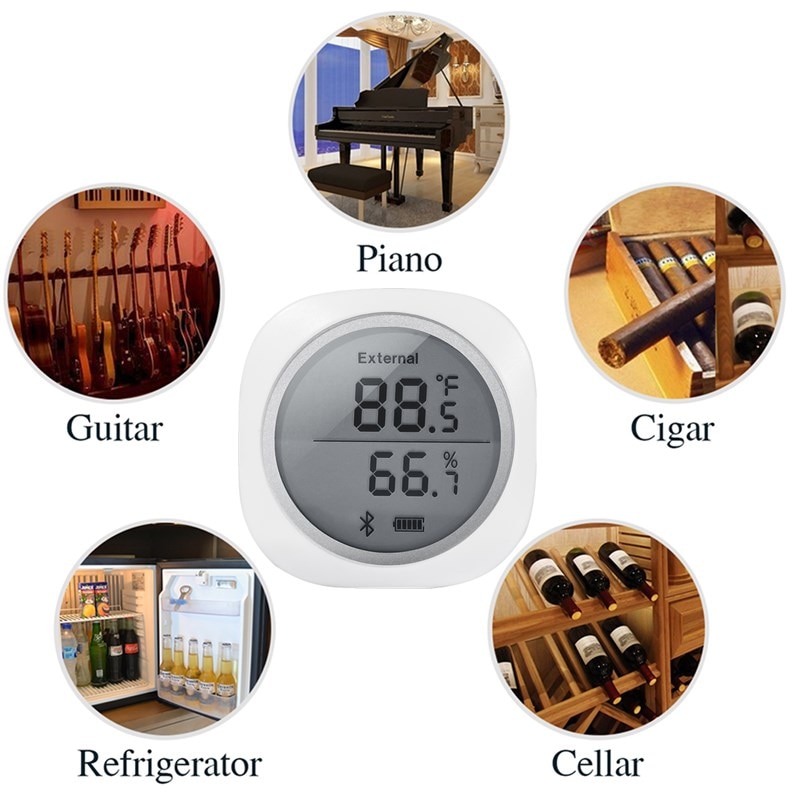 INKBIRD IBS-TH1 Plus Thermometer Hygrometer Wireless Bluetooth Outdoor Thermometer Smart Home Temperature and Humidity Sensor