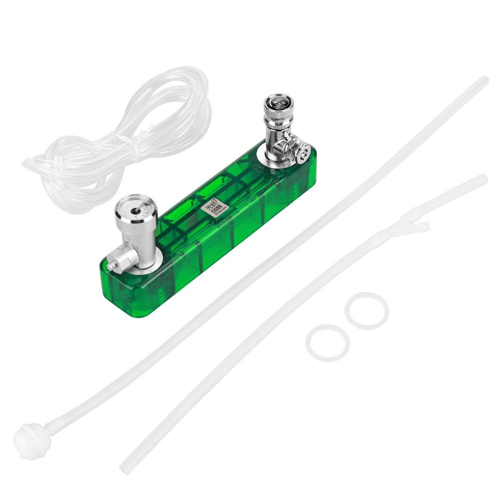 Diy effektivt  co2 generator kit system med slanger til akvarie kæledyr og planteforsyning