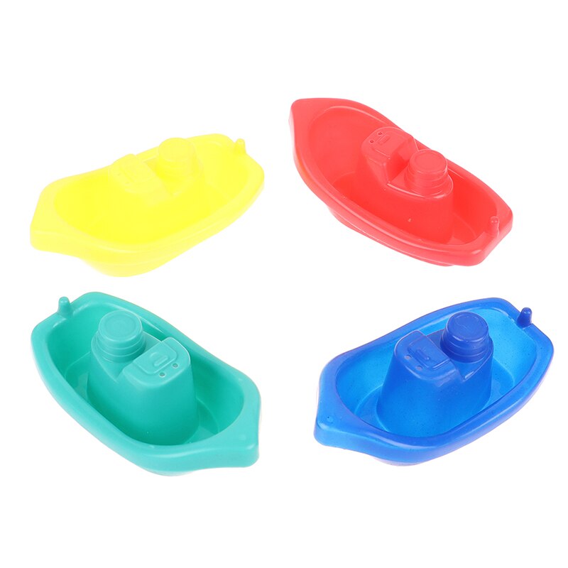 4 stücke Schwimm Schiff Schlecht freundlicher Boote Schlecht Spielzeug Badewanne Schwimmen Wasser Spielen Spaß Pädagogisches Stiefel Spielzeug für freundlicher Baby dusche