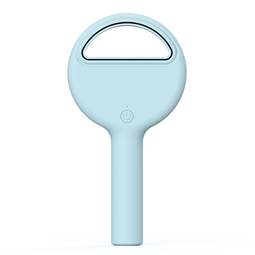 Mini Electric Fan Ventilator Handheld Bladeless Fan Air Cooler Cooling USB Rechargeable Wireless Portable Air Cooler Fan Outdoor: Blue