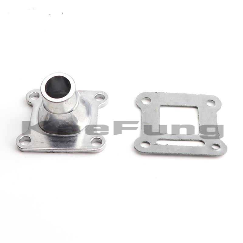 Colector de admisión de 19mm para 2 tiempos 49cc Mini Dirt Quad Pocket Bike Racing carburador accesorios Carby