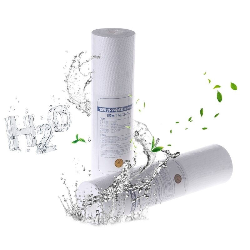10" Water Purifier PP Filter Cartridge 1 Micron Strainer Sediment Replacement