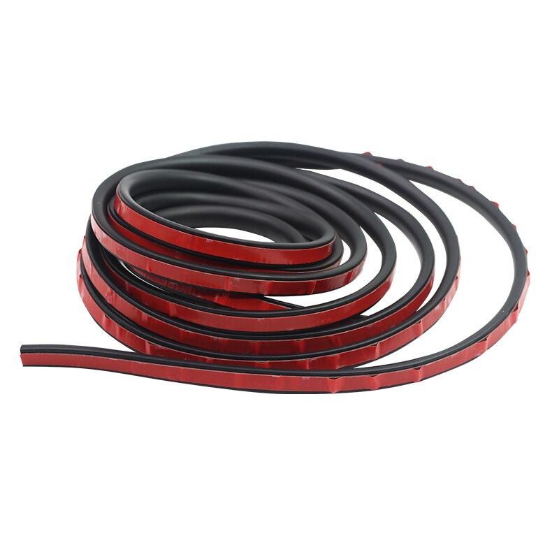 Cawanerl Flat-D Car Trunk Seal Strip Weatherstrip Sound Insulation Anti Dust Automotive Rubber Sealing Strip Edging Trim