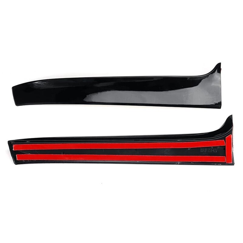 1 Pair Rear Window Side Spoiler Canard Splitter Gloss Black for-Golf 7 R Variant Wagon -boom