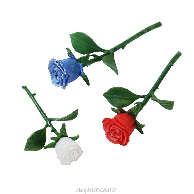 DIY 3D Mini Rose Shape Epoxy Molds Silicone UV Resin Mold Crafts Jewelry Making O08 20: 5