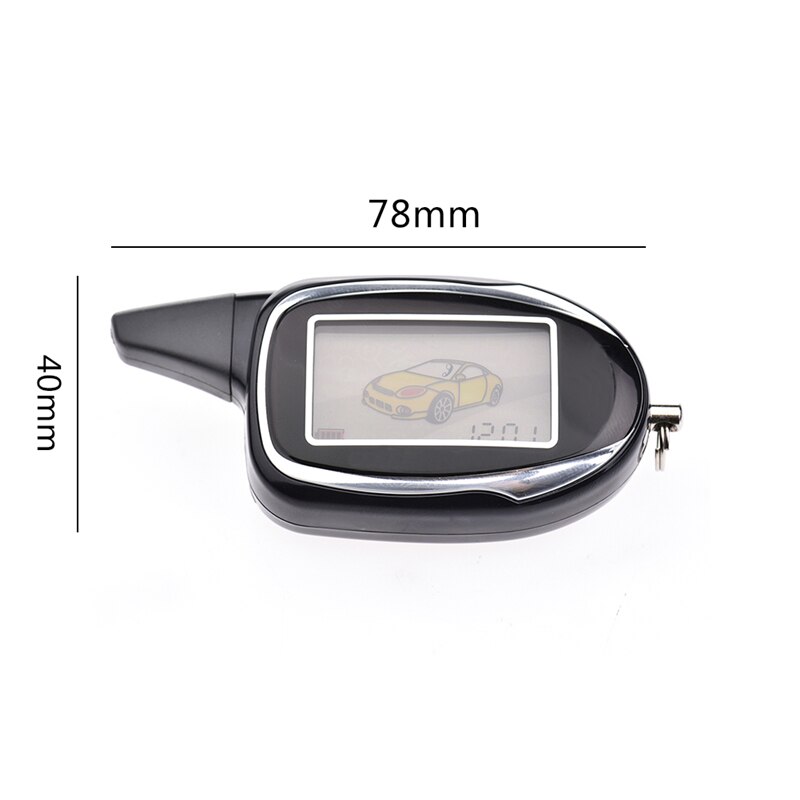 Voor Russische Versie 2-way LCD Afstandsbediening Sleutelhanger Tamarack Voor Twee Richtingen Auto Alarm Systeem Scher khan m7 Scher-Khan Magicar7