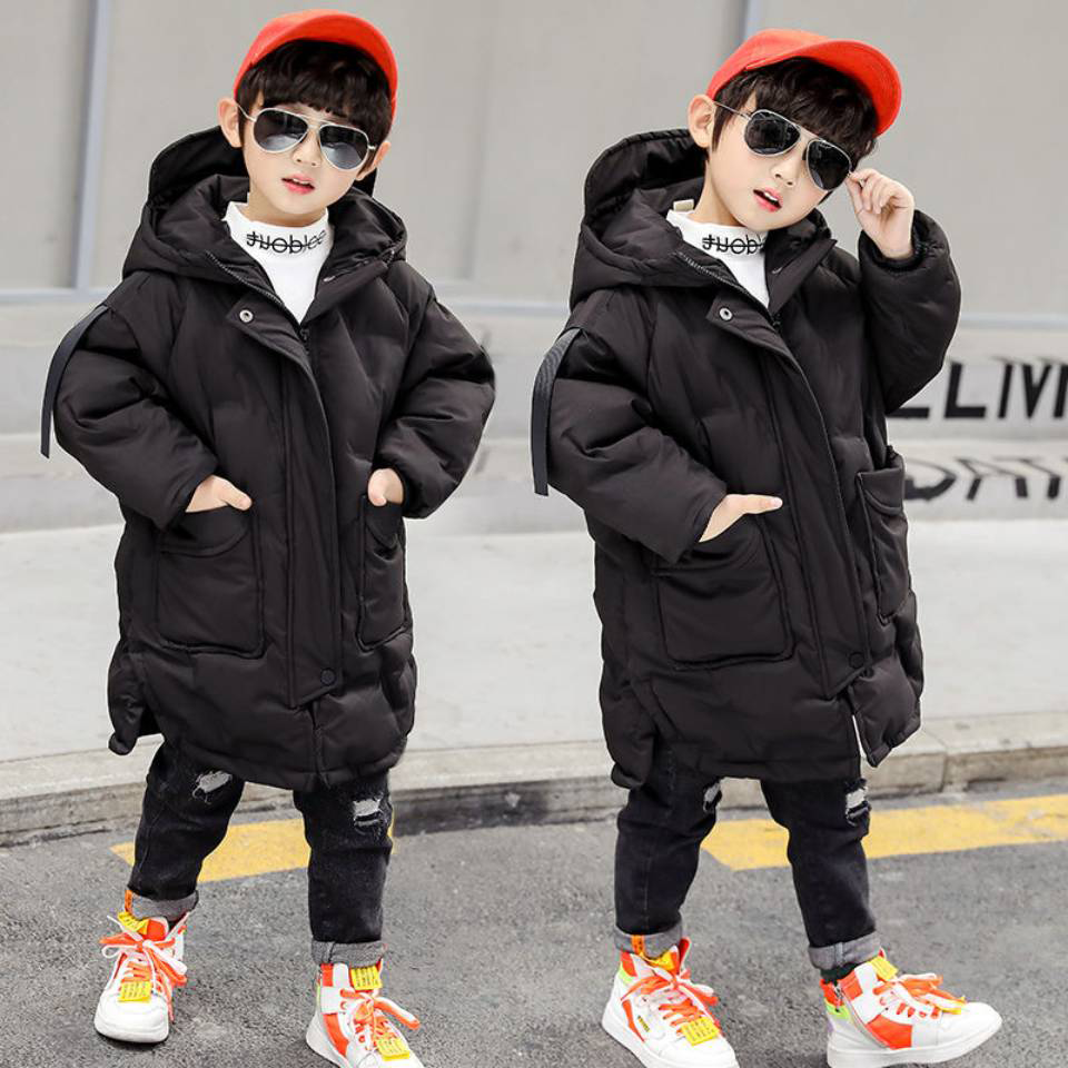 Parcas grossas de inverno para crianças, casacos casuais com capuz para crianças de 4, 5, 6, 8, 10, 11, 12yrs, roupas de inverno para bebê
