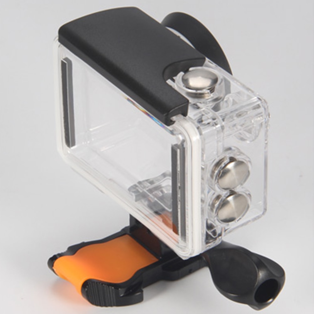 Con il Rosso Alloggiamento del Filtro Proteggere Gli Accessori Trasparente L'uso Della Macchina Fotografica di Azione di Sport Custodia Impermeabile In Plastica Resistente Per EKEN H9R