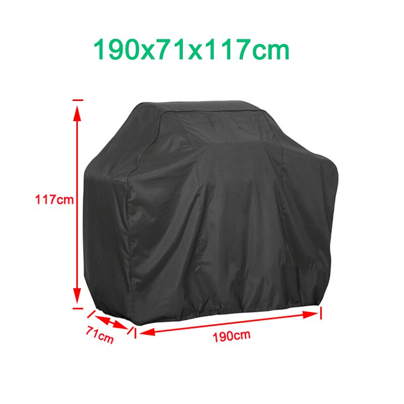 Bbq Grill Barbeque Cover Anti-stof Waterdicht Weber Zware Charbroil Bbq Cover Outdoor Regen Beschermende Barbecue Cover 29size: 190x71x117cm