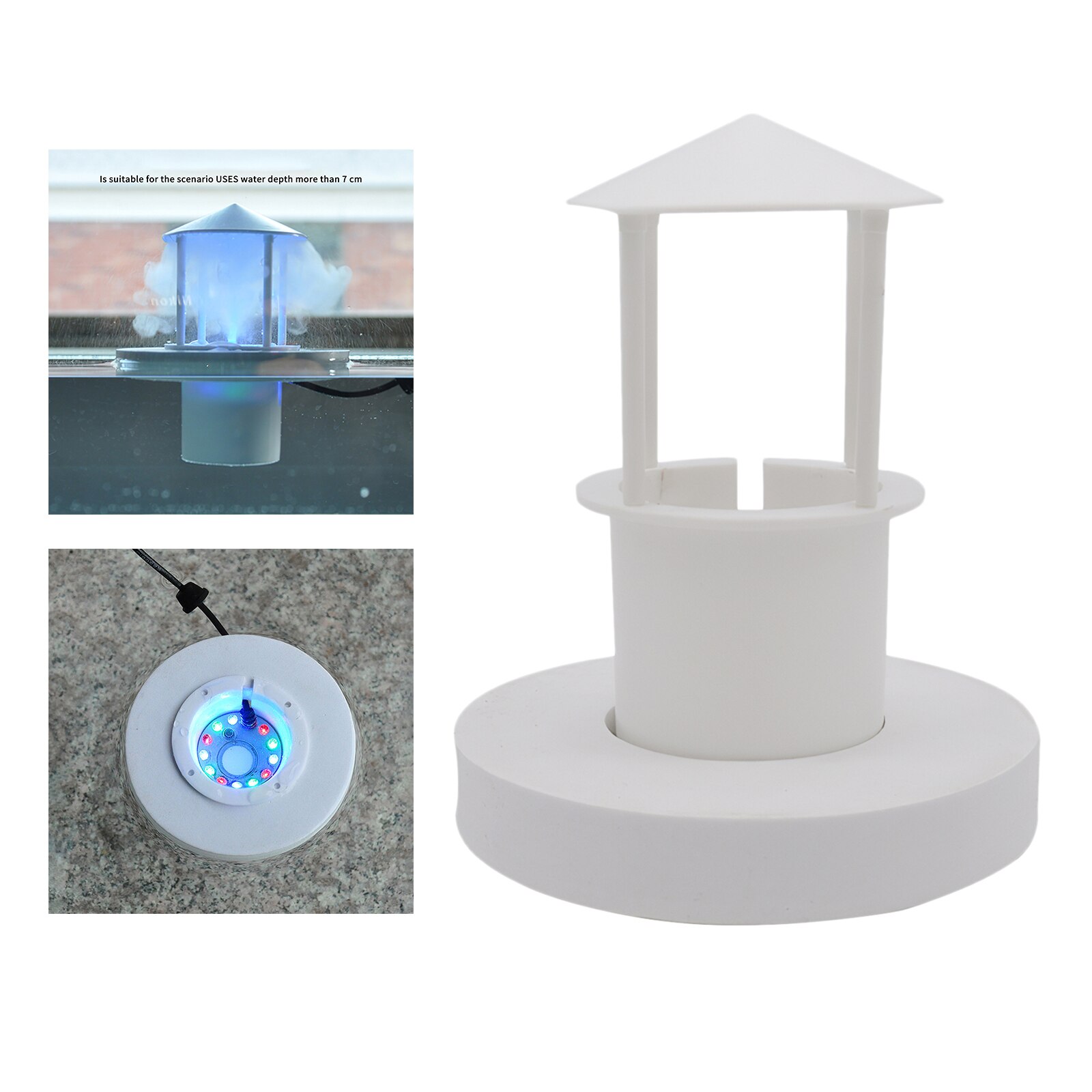 LED Light Floating Mist Fog Maker Landscape Aquari... – Grandado