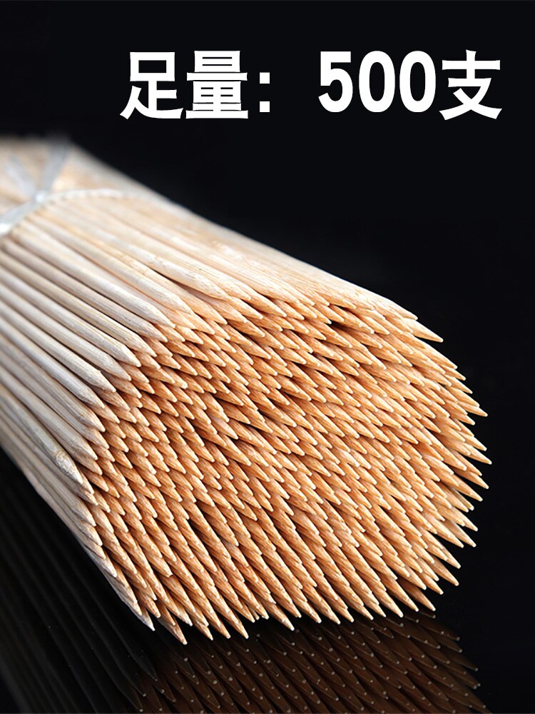Barbecue bamboe sticks 30 cm * 3.0mm string lam spiesjes wegwerp bamboe spiesjes gereedschap barbecue borden