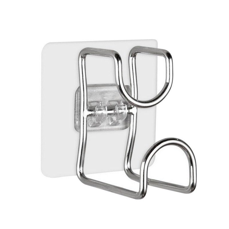 Gancho de lavabo de acero inoxidable para baño, gancho sin clavos para aseo, colgador de pared con ventosa: 1PCS 