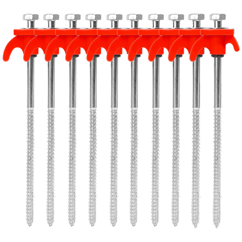 10/2 Stuks Metalen Tent Spikes Camping Haringen Boor In Grond Ankers Zware Spiraal Schroef Met Hex Socket Stakes camping Stakes: Dark Gray