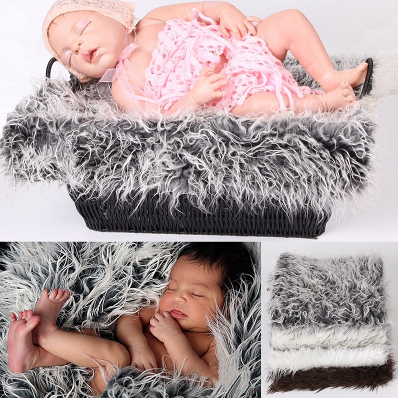 Photography Newborn Photographic Backdrops Newborn Props Blanket Basket Stuffer A2UB