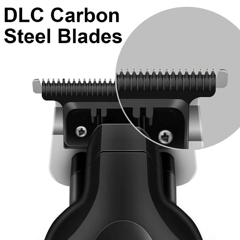 Kemei KM-2299 KM-2024 cortapelos eléctrico inalámbrico para peluquero, cortadora de pelo recargable por USB, Máquina para cortar cabello