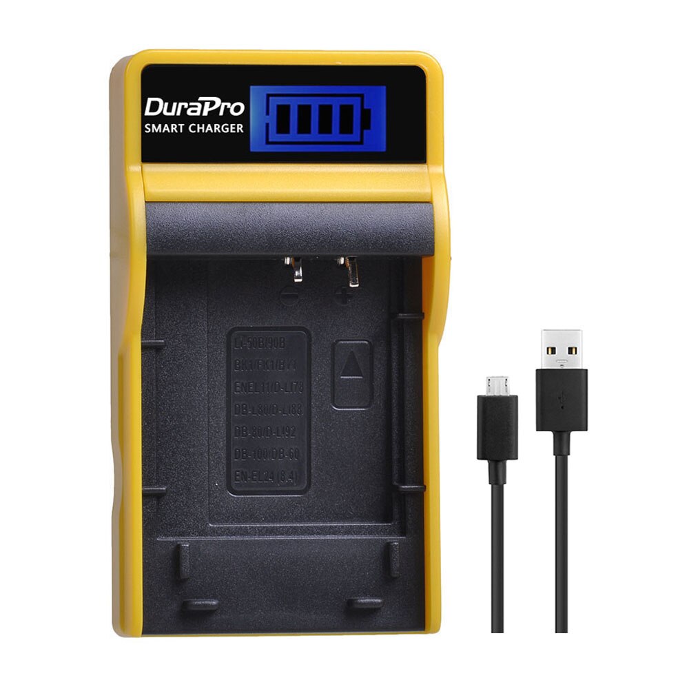 2 PC 850 mAh EN-EL24 EN EL24 Oplaadbare Camera Batterij + LCD USB Lader Voor Nikon 1 J5 1J5 DL18-50 DL24-85 Digitale Camera 'S