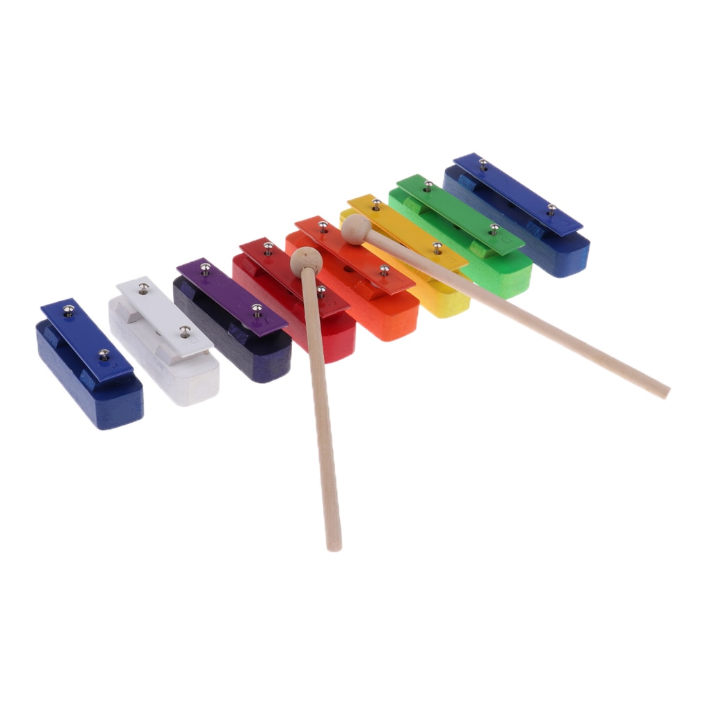 8 Toetsen Xylofoon Mallet Stok Oefening Kids Intelligence Voor Kinderen