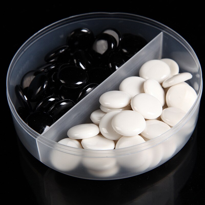 Traditional Chinese Go Game Renju Backgammon Plastic Chess Pieces Leisure Puzzle Chess Entertainment Game Chess