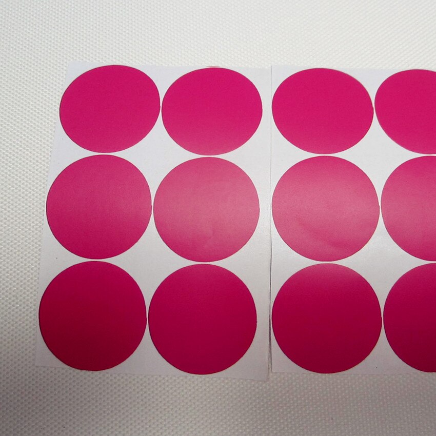 6mm tiny rund kreis tupfen aufkleber, 120 stücke kleine dichtung vinyl: blush