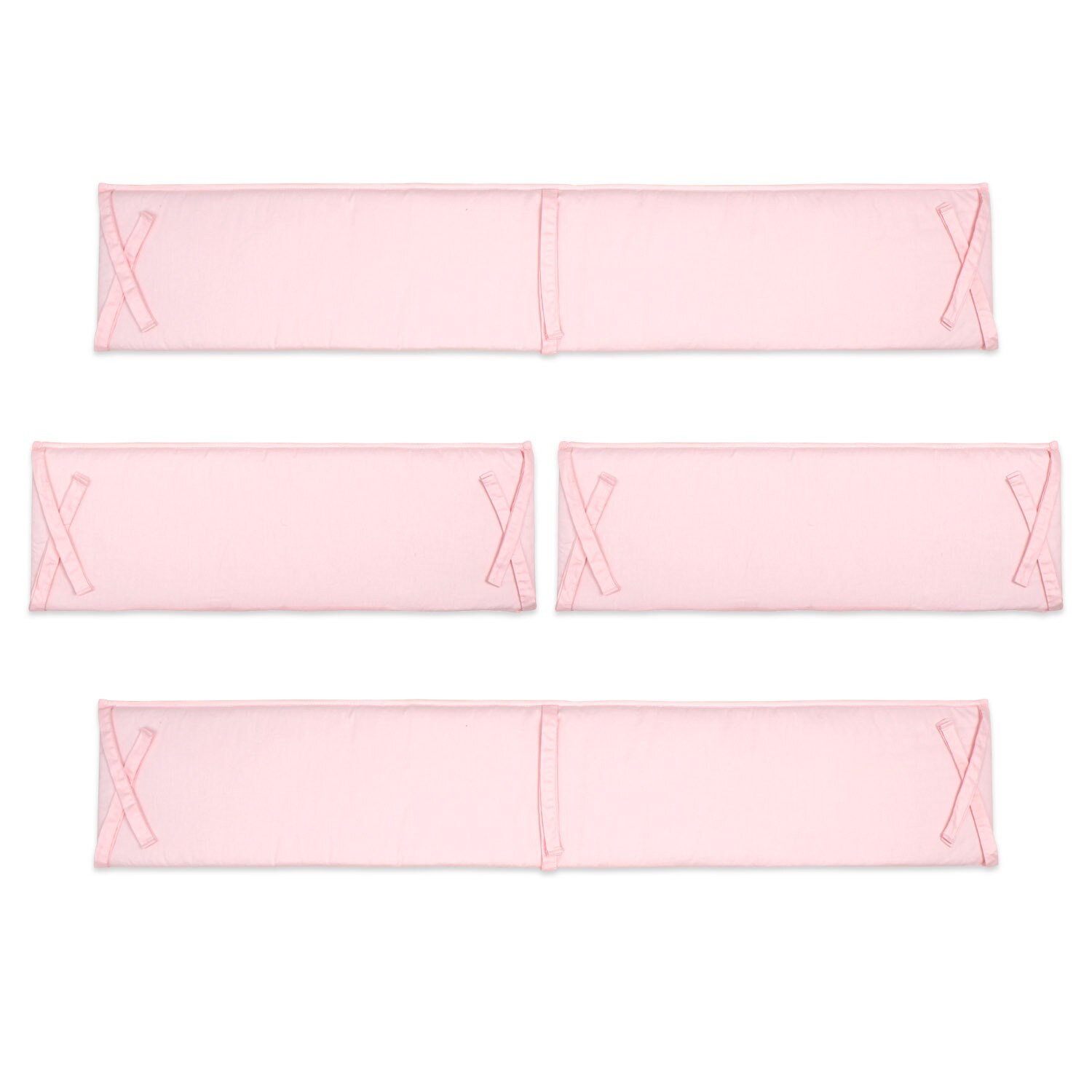 Decorazione Della stanza del bambino letto paraurti per il bambino Appena nato Molle Presepe Protezione per I Bambini Culla Cuscino con Fodera in Cotone Staccabile BTN045: BTN045-rosa