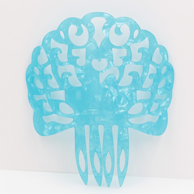 Haar kam azijnzuur plaat een verscheidenheid van kleur modieuze vrouwelijke partij hoofdtooi decoratie: 3