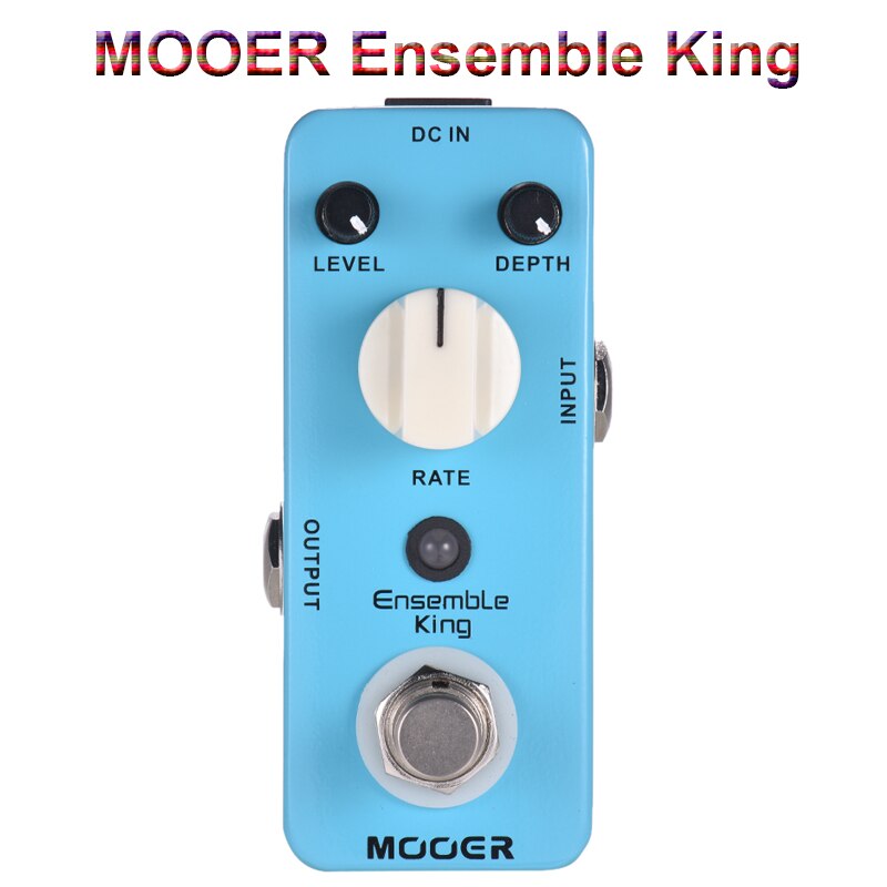Mooer Guitar Effect Pedal mooer Black Secret Micro Mini Distortion Electric Guitar Pedal True Bypass For Guitar Accessories: Ensemble King