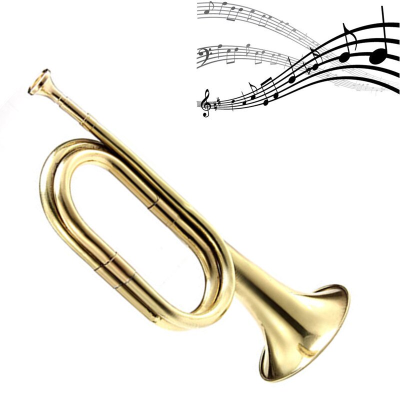 Ijzer messing trompet bugel verf koperen hoorn cavalerie voor koperen muziekinstrumenten muziekliefhebbers