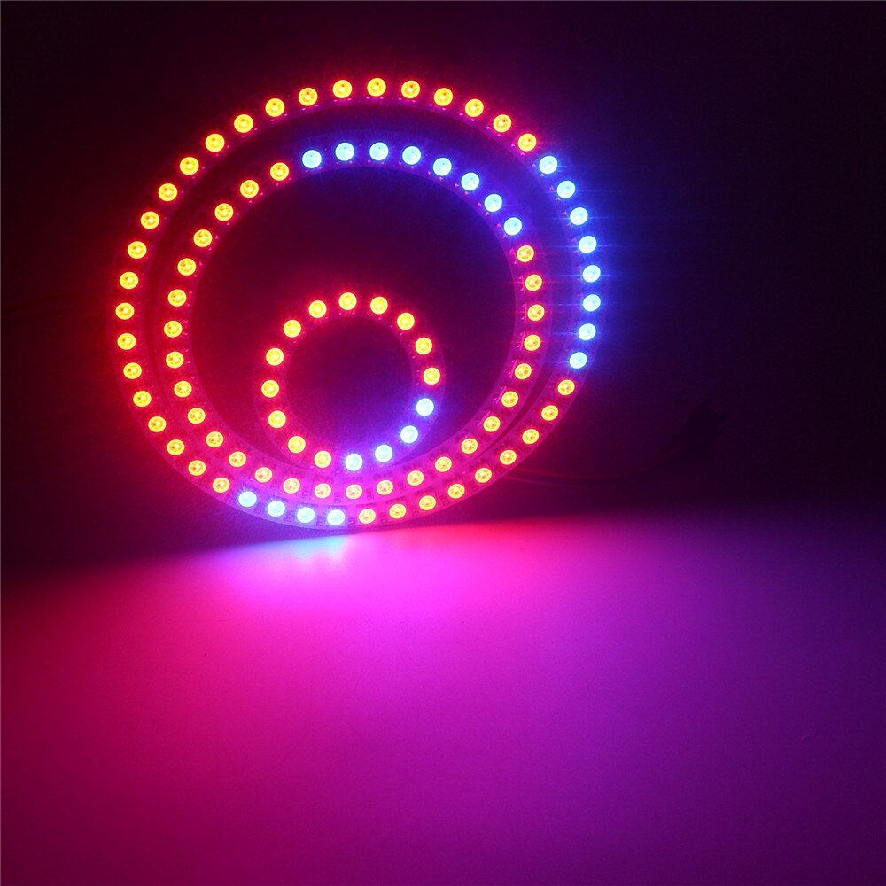WS2812B DIY LED Ring 8 16 24 35 45 LEDs WS2812B SK6812 Built-in IC 5050 RGB WS2812 Addressable DC 5V LED Module Strip Light