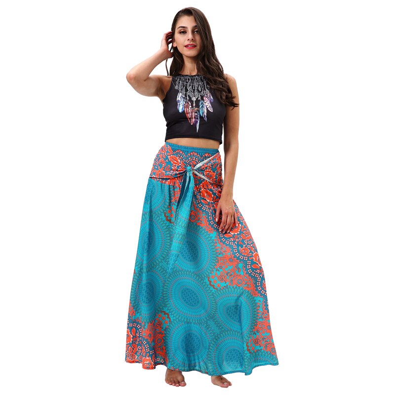 Japanse Japan Bohemen Jurk Bloemen Twee Stijl Dragen Jurk of Rokken Traditionele Stijl Aziatische Kleding Folk Thai Jurk Thailand: Color 2