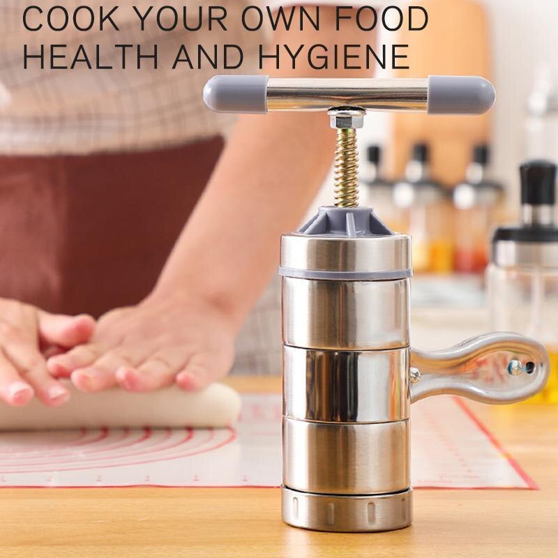 Pasta Machine Stainless Steel Noodle Maker Press Pasta Machine Kitchen Pressing Spaghetti Crank Cutting Noodle Maker Tools