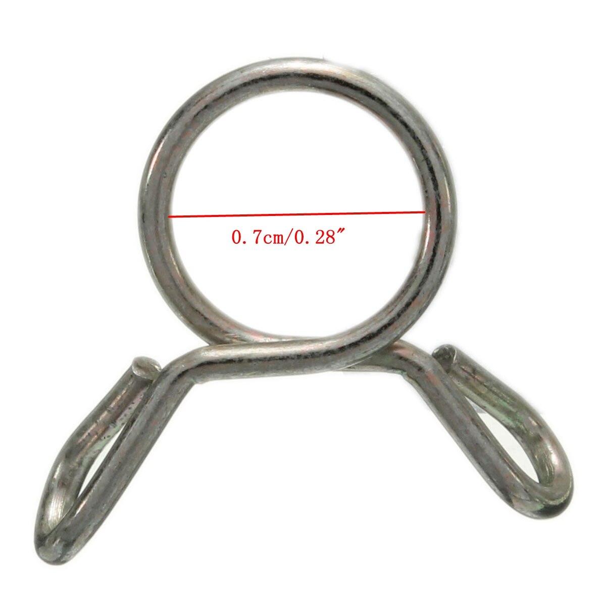 10 x Motorcycle Boat ATVs Scooter 7mm Fuel Line Hose Tubing Spring Clip Clamp